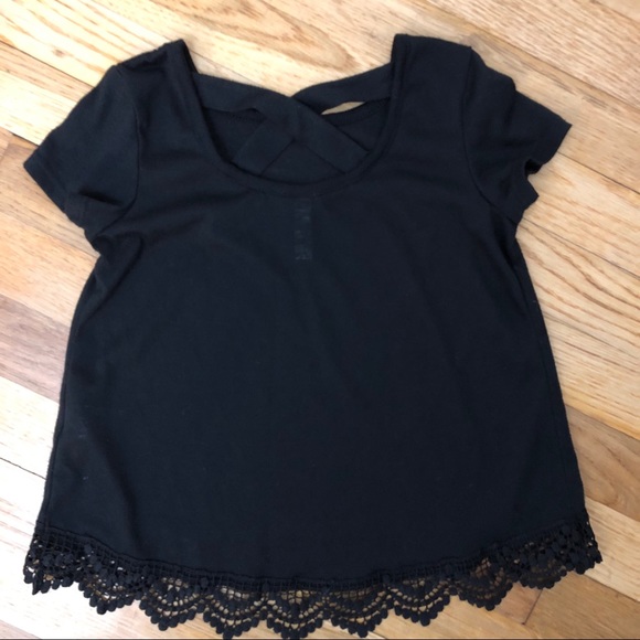 Girls black dress top size S - Picture 1 of 3